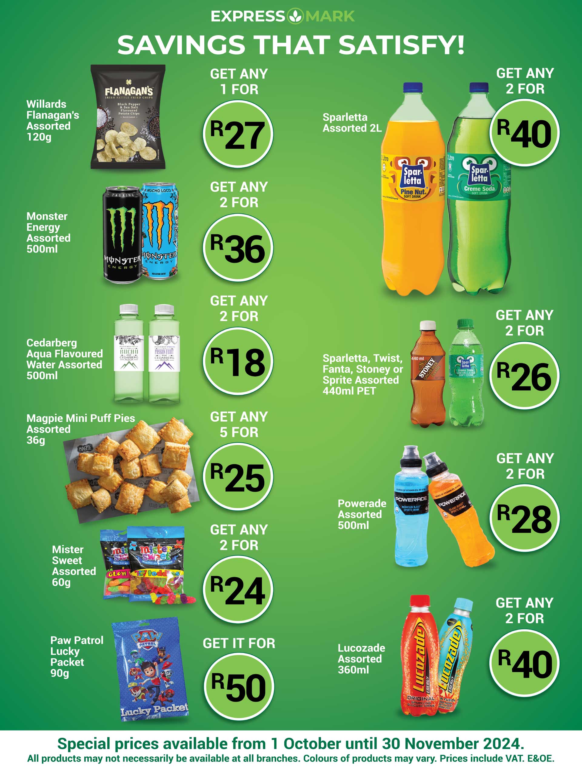 Agrimark - Promotions Expressmark 1 October-30 November Promotion Page 1